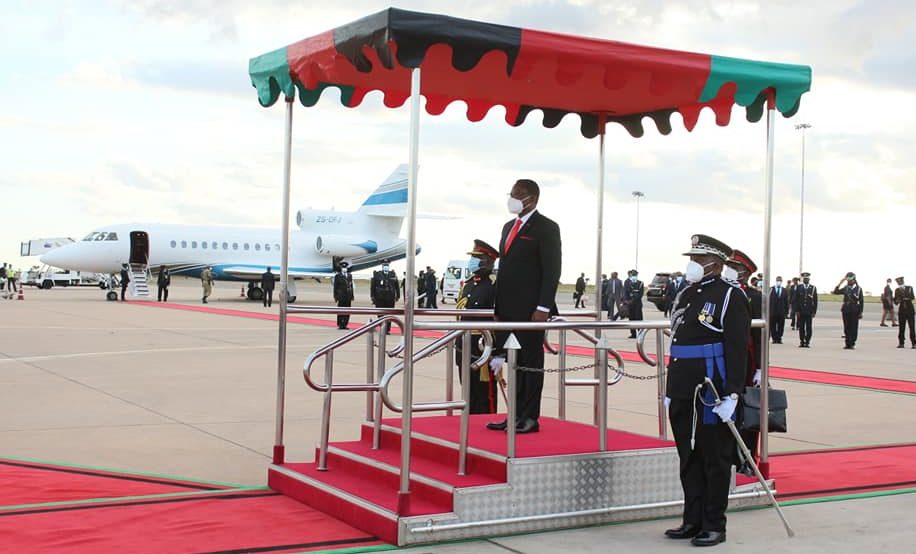 Chakwera blows over MK100 million on transport only into Mozambique