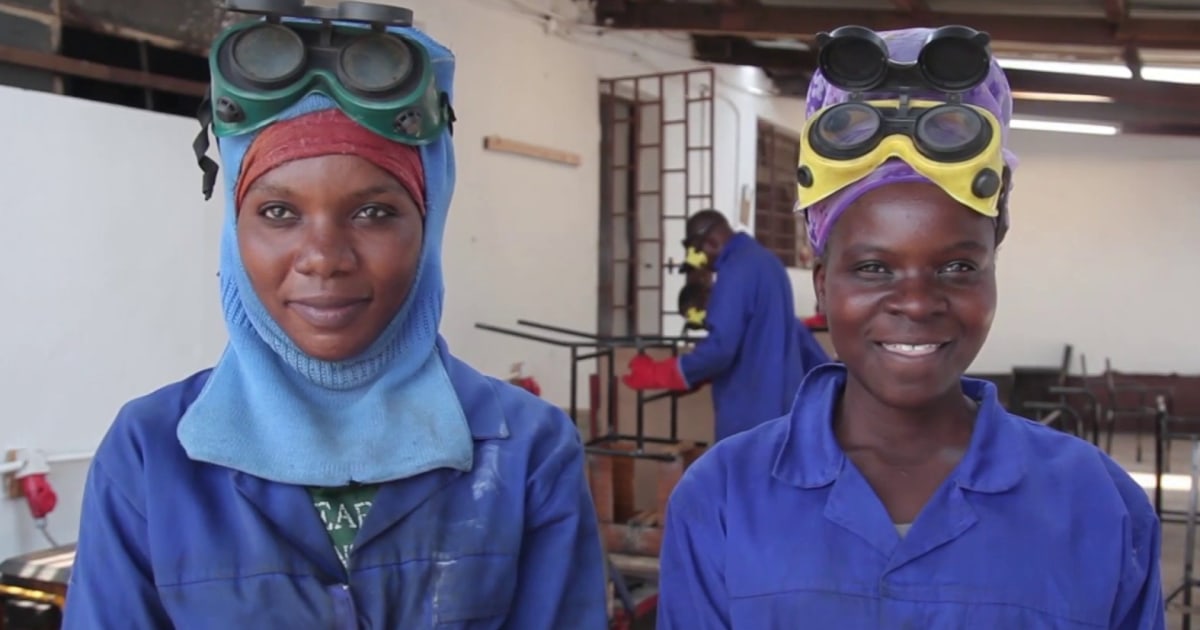 K.I.N.D. workers are &lsquo;proud&rsquo; to make desks for kids